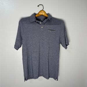 Vineyard Vines Edgartown Polo Blue Gray | Boys XL‎